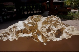 3D Map at Visitor Center